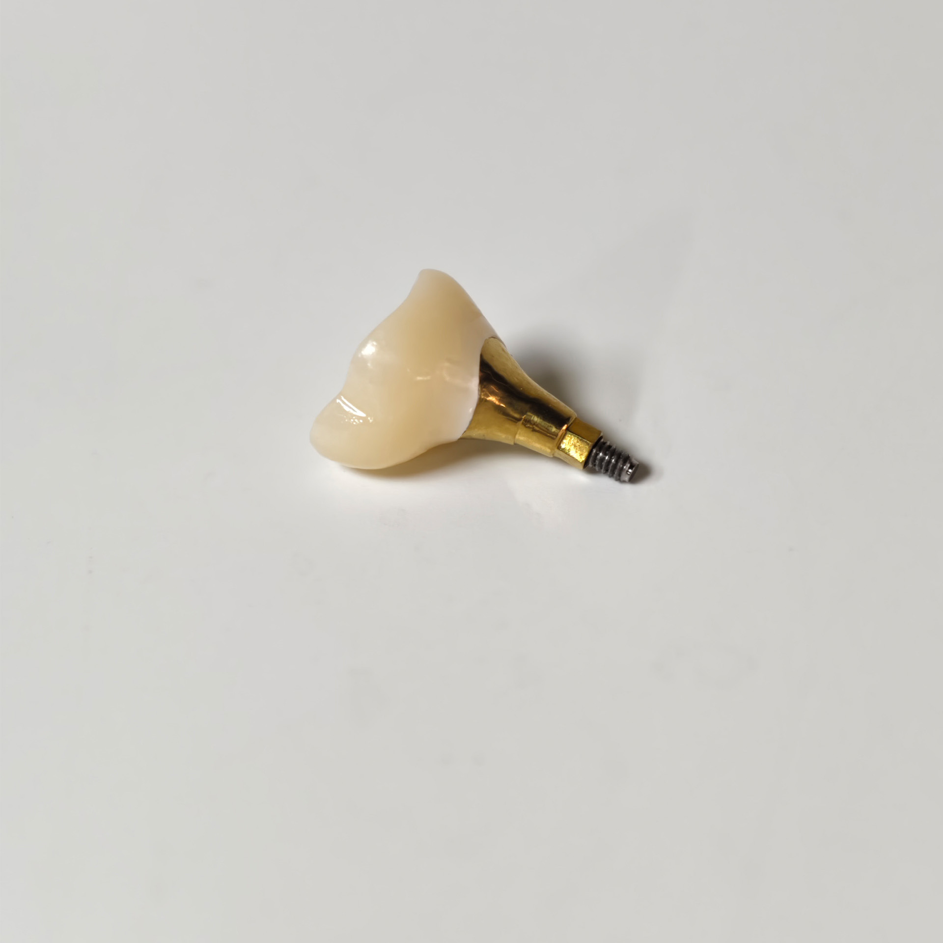 Zirconia crown with screw reta