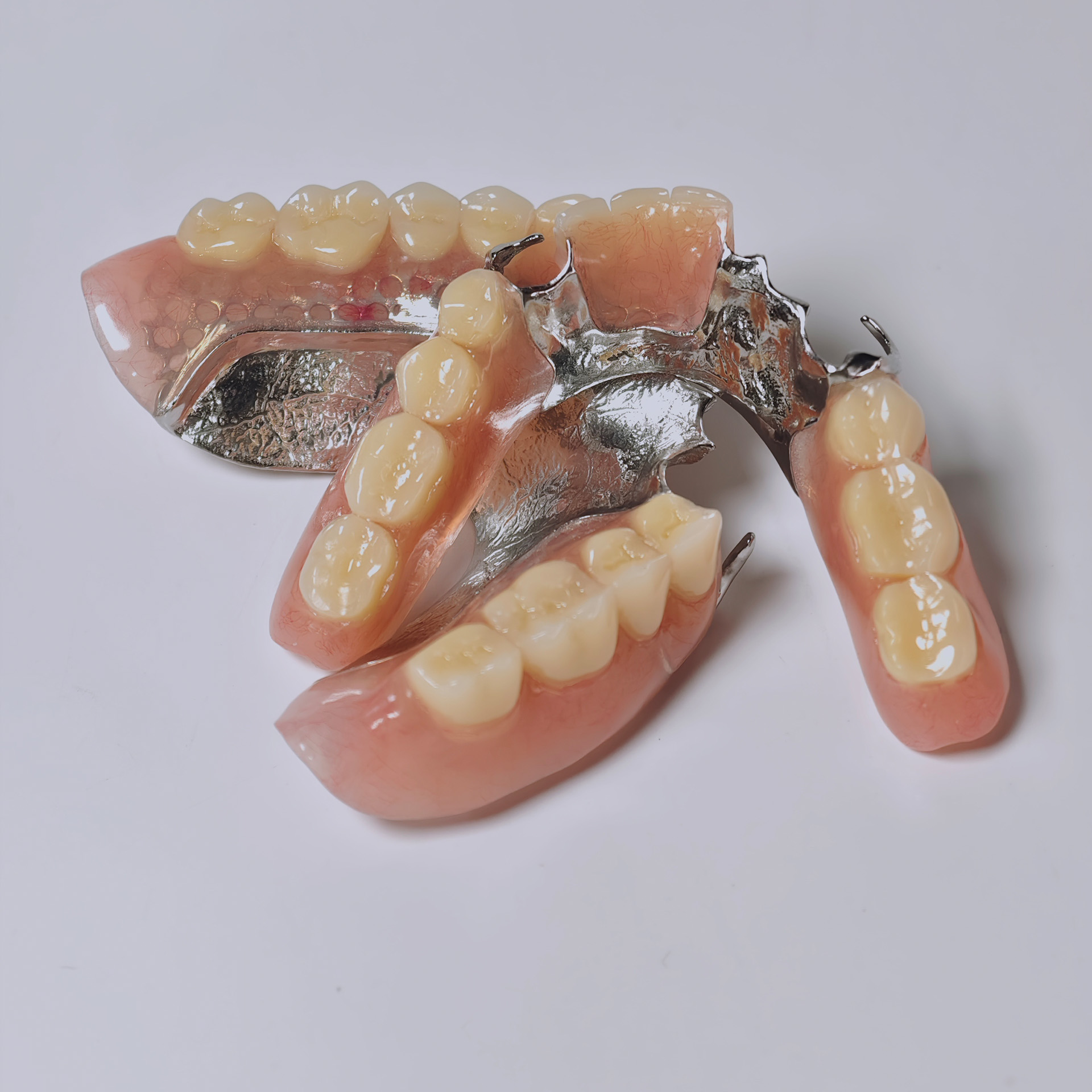 Cobalt chrome framework dentur
